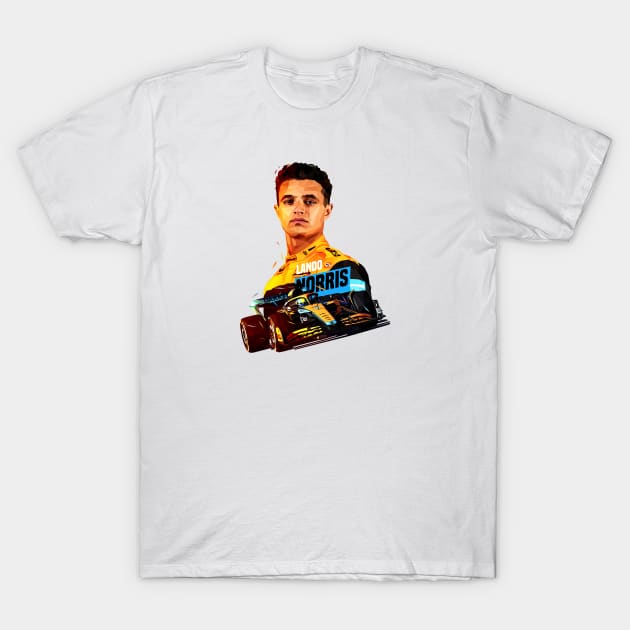 2022 Low Poly Lando Norris T-Shirt by pxl_g